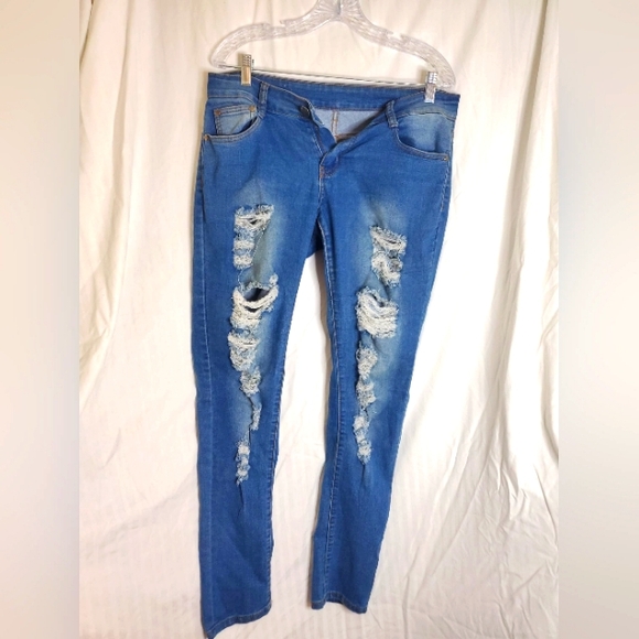 WOMEN RIP BLUE - Picture 1 of 4